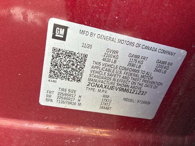 used 2021 Chevrolet Equinox car, priced at $19,900