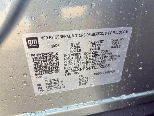 new 2026 Chevrolet Equinox car, priced at $34,685