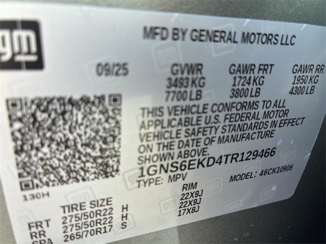 new 2026 Chevrolet Suburban car, priced at $79,720