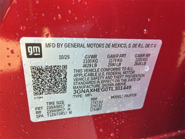 new 2026 Chevrolet Equinox car, priced at $29,485