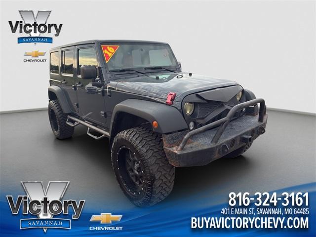 used 2016 Jeep Wrangler Unlimited car, priced at $16,492