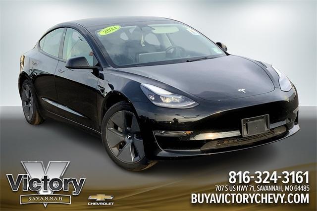 used 2021 Tesla Model 3 car, priced at $16,995