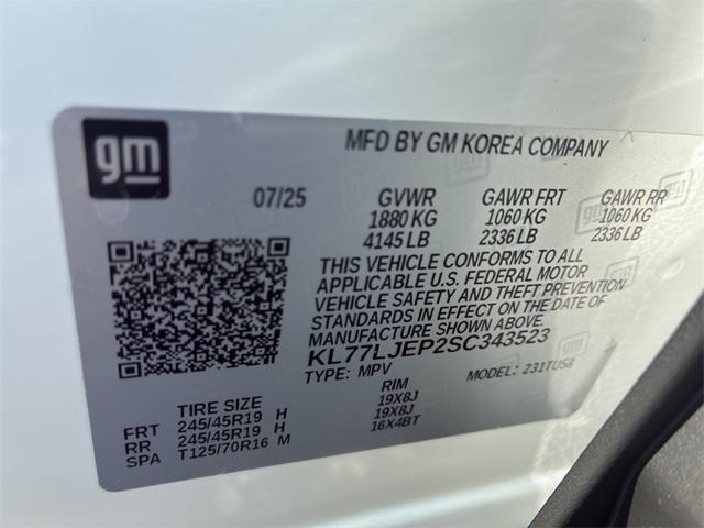 new 2025 Chevrolet Trax car, priced at $24,690