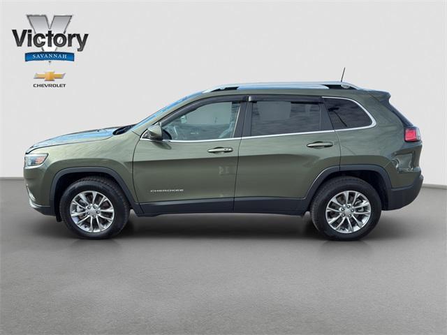 used 2021 Jeep Cherokee car, priced at $17,800
