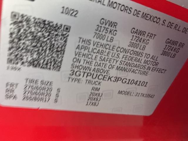 used 2023 GMC Sierra 1500 car, priced at $35,800