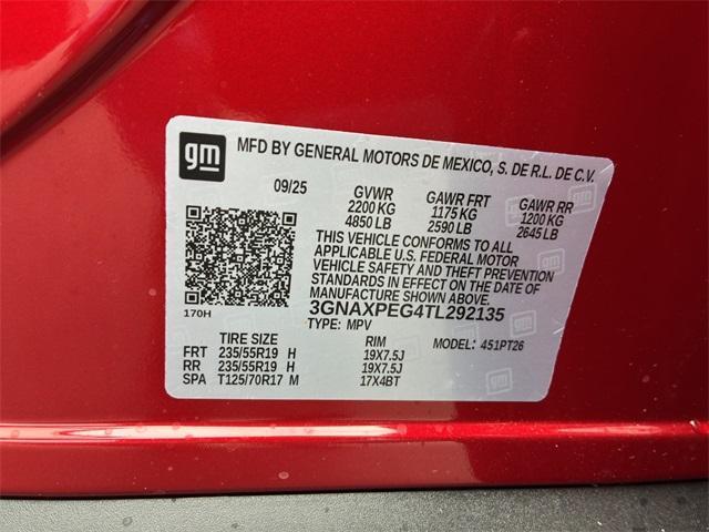 new 2026 Chevrolet Equinox car, priced at $34,000