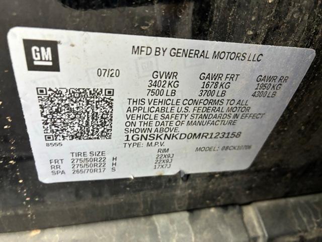used 2021 Chevrolet Tahoe car, priced at $45,000