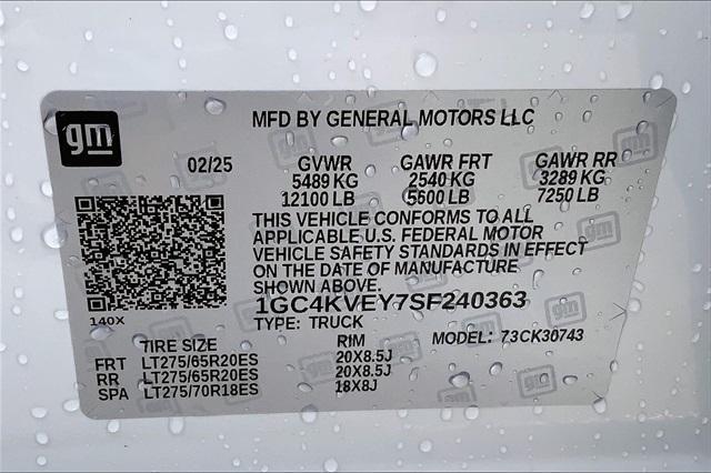 new 2025 Chevrolet Silverado 3500 car, priced at $78,550