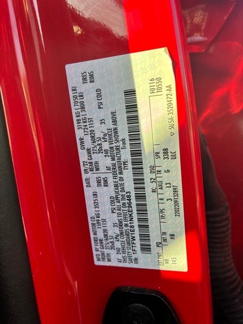 used 2022 Ford F-150 car, priced at $42,000