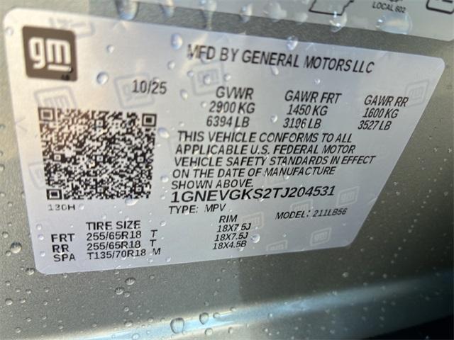 new 2026 Chevrolet Traverse car, priced at $41,695