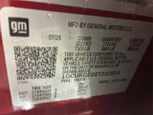 new 2026 Chevrolet Silverado 1500 car, priced at $62,365