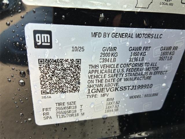 new 2026 Chevrolet Traverse car, priced at $41,695