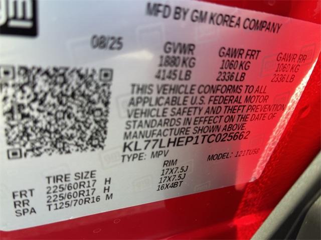 new 2026 Chevrolet Trax car, priced at $24,885