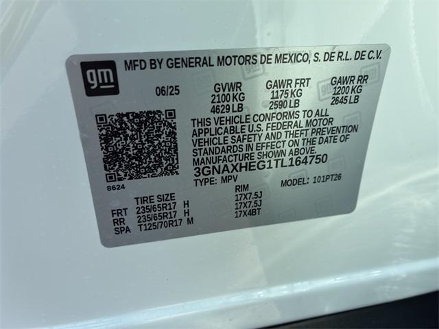 new 2026 Chevrolet Equinox car, priced at $28,640