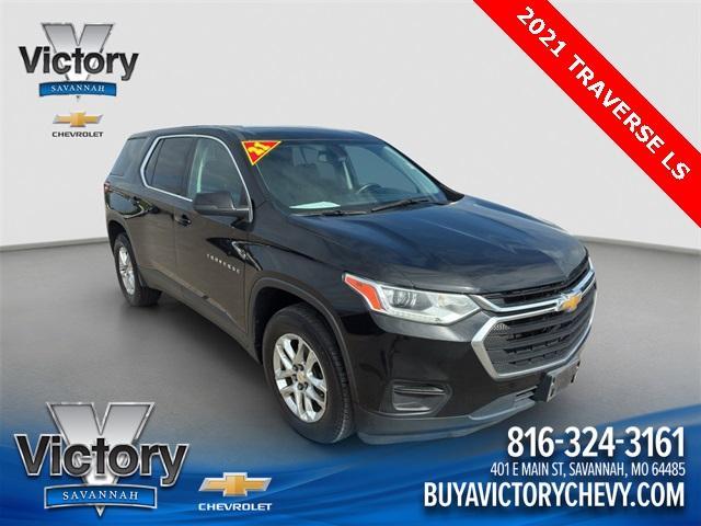 used 2021 Chevrolet Traverse car, priced at $13,975