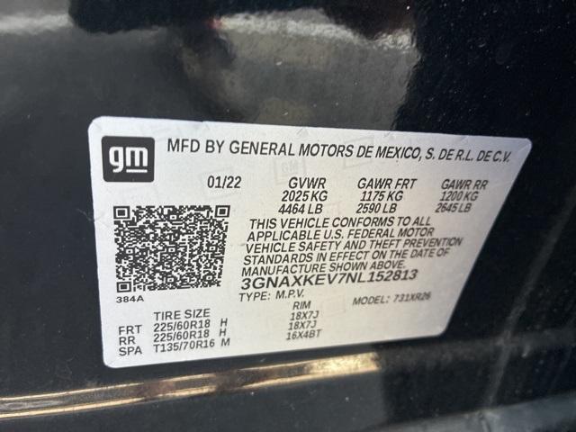 used 2022 Chevrolet Equinox car, priced at $20,400