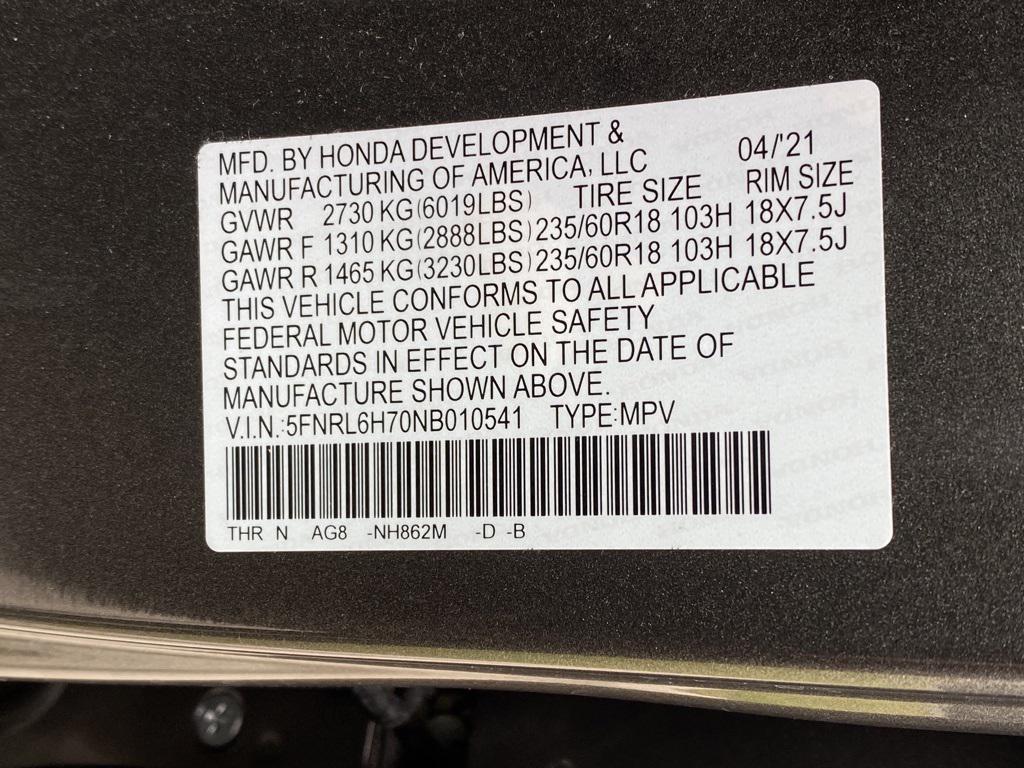 used 2022 Honda Odyssey car, priced at $30,024