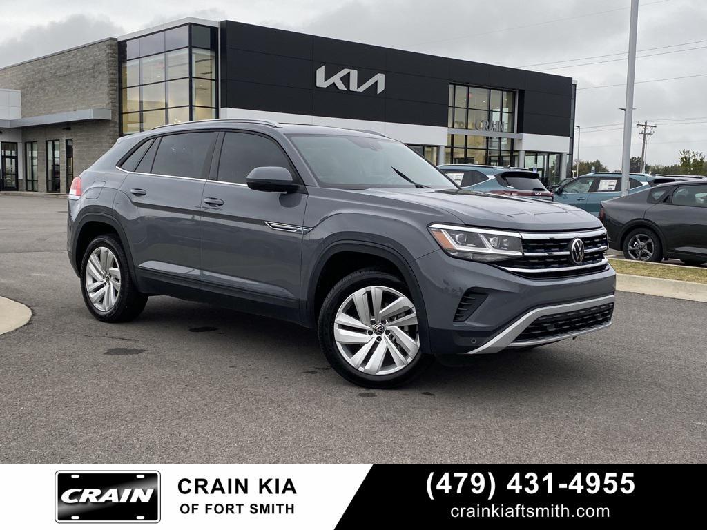 used 2021 Volkswagen Atlas Cross Sport car, priced at $18,793