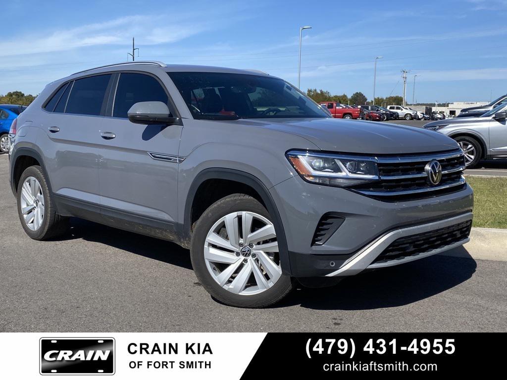 used 2021 Volkswagen Atlas Cross Sport car, priced at $18,793