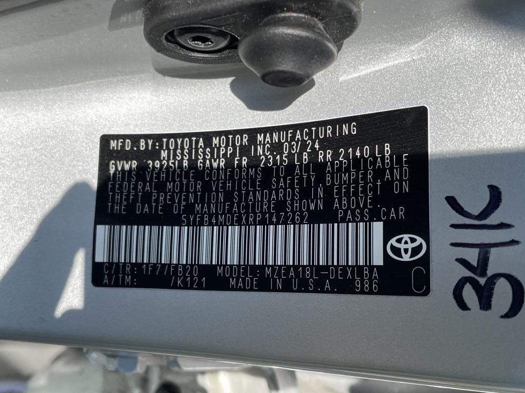 used 2024 Toyota Corolla car, priced at $21,594