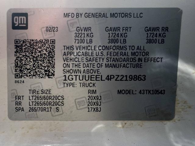 used 2023 GMC Sierra 1500 car, priced at $53,500