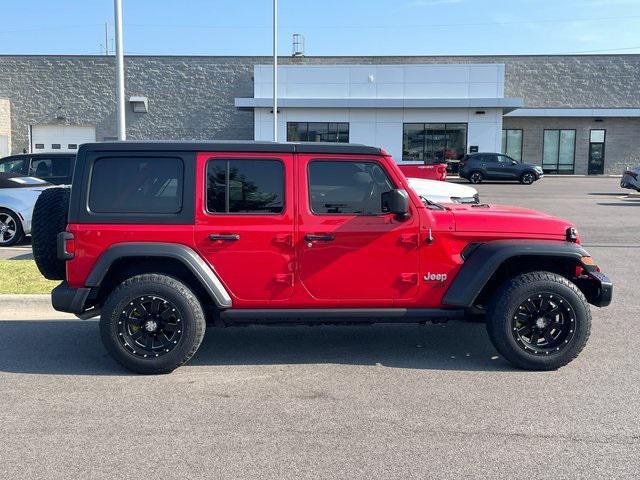 used 2020 Jeep Wrangler Unlimited car, priced at $28,985