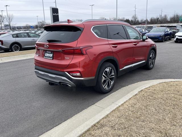 used 2019 Hyundai Santa Fe car, priced at $19,693