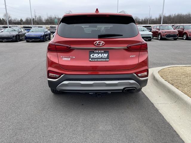 used 2019 Hyundai Santa Fe car, priced at $19,693