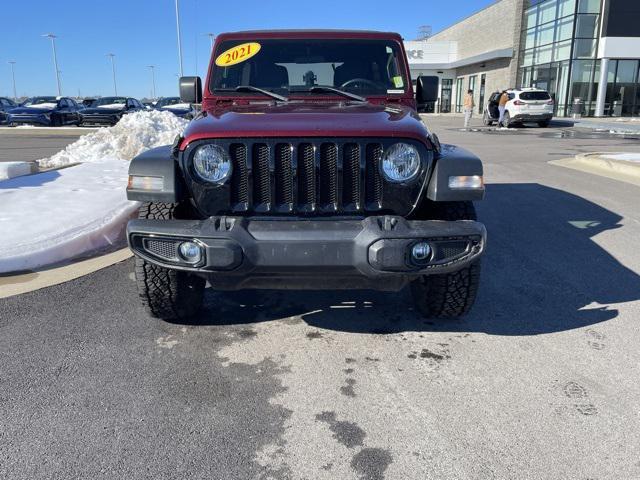 used 2021 Jeep Wrangler Unlimited car, priced at $29,171