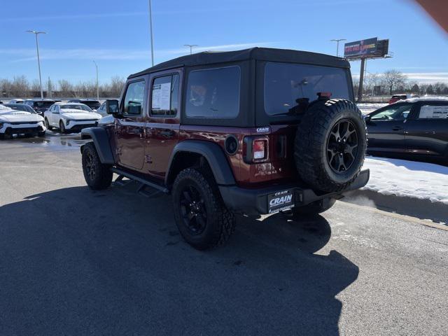 used 2021 Jeep Wrangler Unlimited car, priced at $29,171