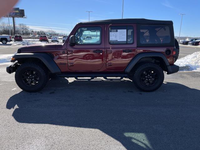 used 2021 Jeep Wrangler Unlimited car, priced at $29,171