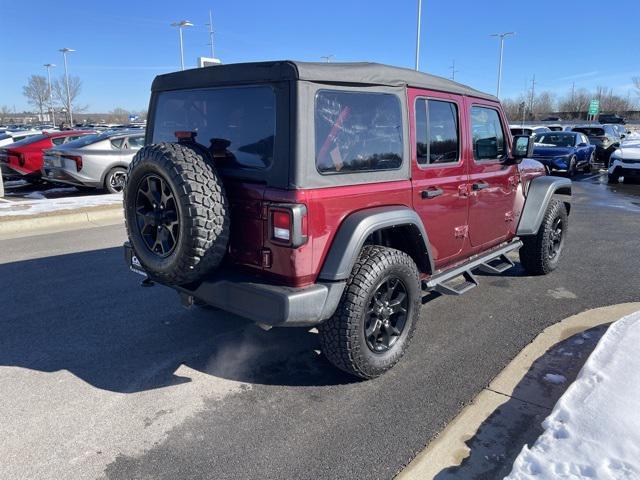 used 2021 Jeep Wrangler Unlimited car, priced at $29,171