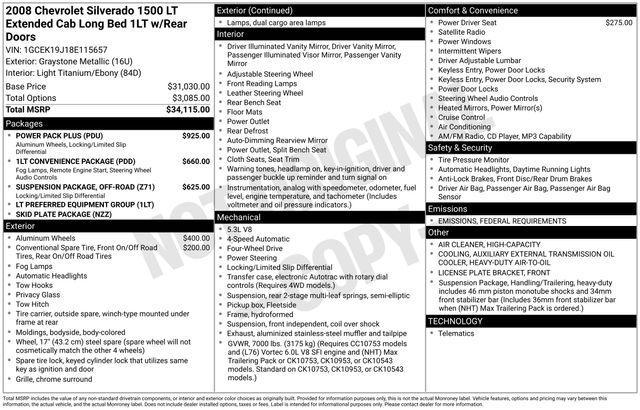 used 2008 Chevrolet Silverado 1500 car, priced at $6,995