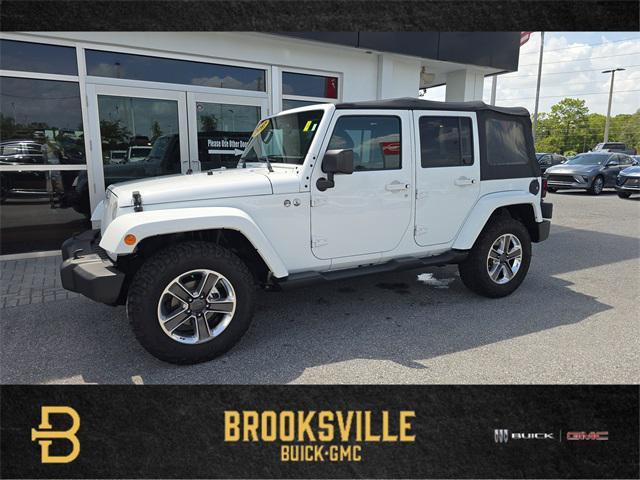 used 2017 Jeep Wrangler Unlimited car, priced at $18,447