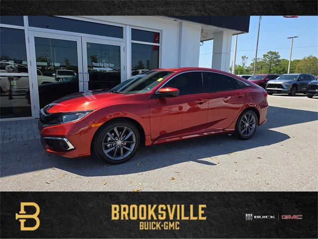 used 2021 Honda Civic car, priced at $23,450