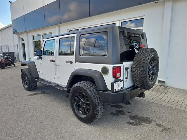 used 2017 Jeep Wrangler Unlimited car, priced at $17,672