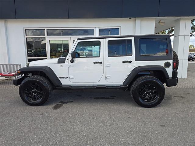 used 2017 Jeep Wrangler Unlimited car, priced at $17,672