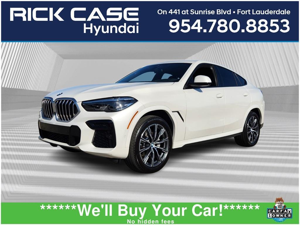 used 2022 BMW X6 car, priced at $54,999