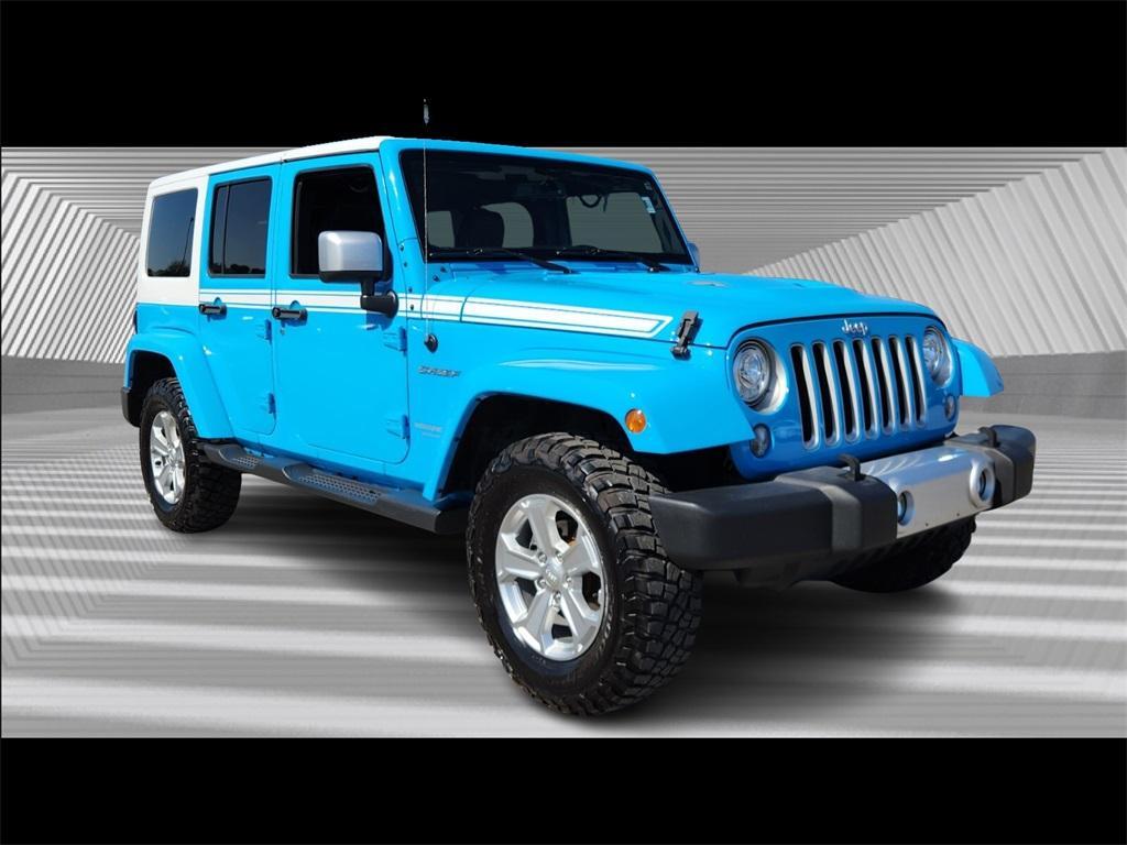 used 2017 Jeep Wrangler Unlimited car, priced at $22,599