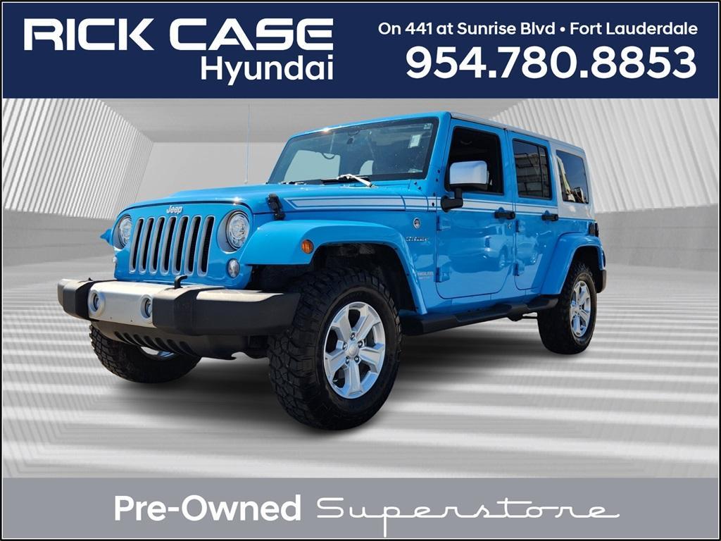 used 2017 Jeep Wrangler Unlimited car, priced at $22,599