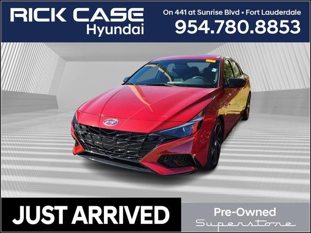 used 2023 Hyundai Elantra car, priced at $21,999