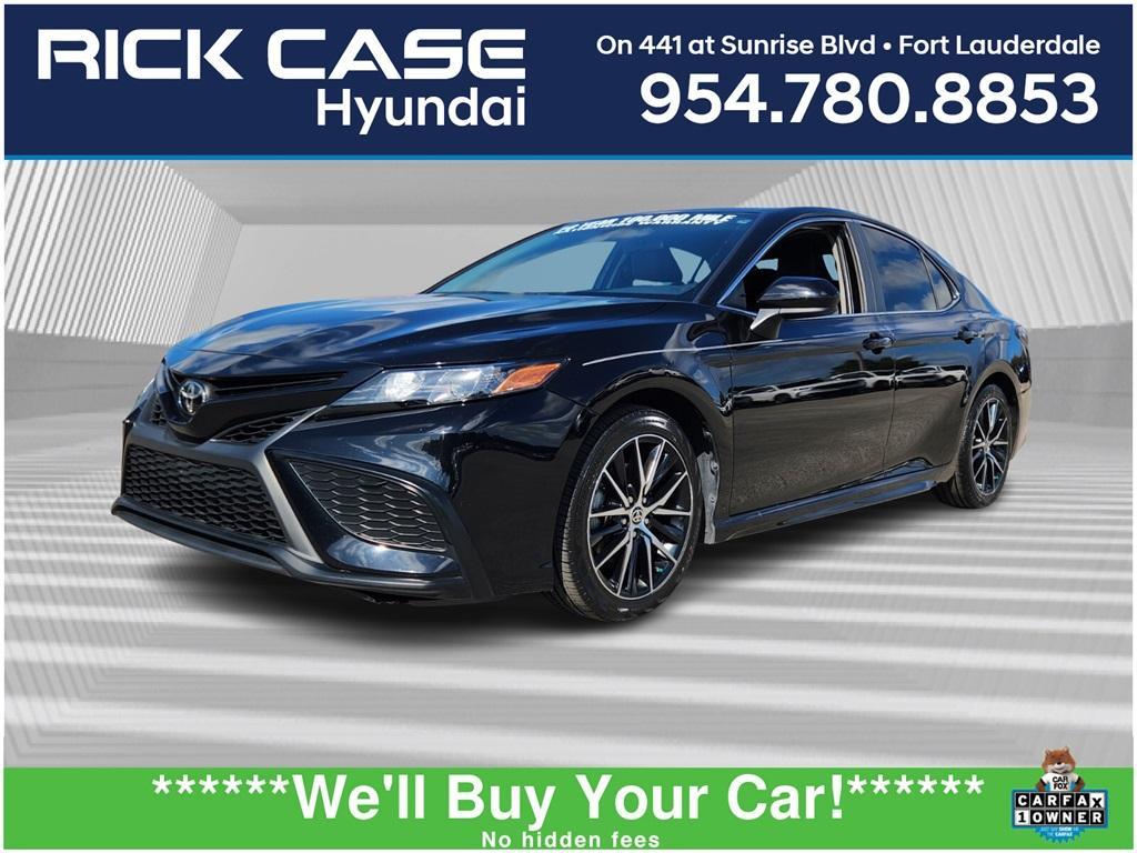 used 2021 Toyota Camry car, priced at $19,299