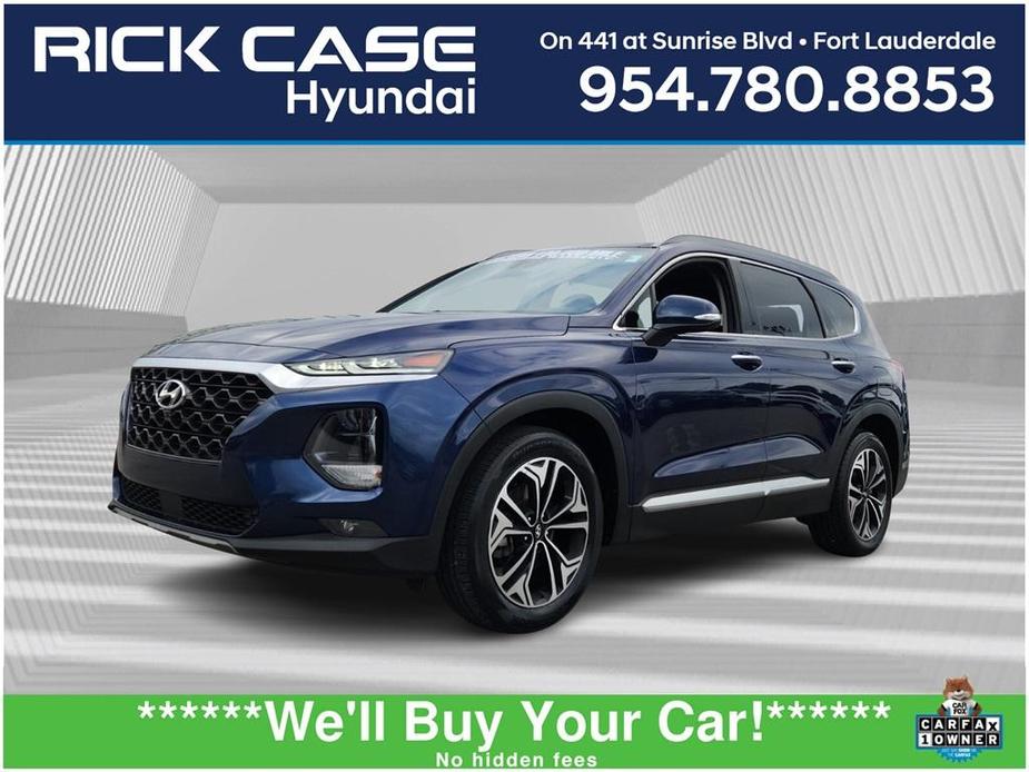 used 2019 Hyundai Santa Fe car, priced at $22,999