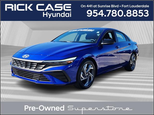 used 2025 Hyundai Elantra car, priced at $22,999