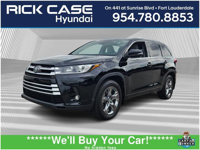 used 2019 Toyota Highlander car, priced at $27,995