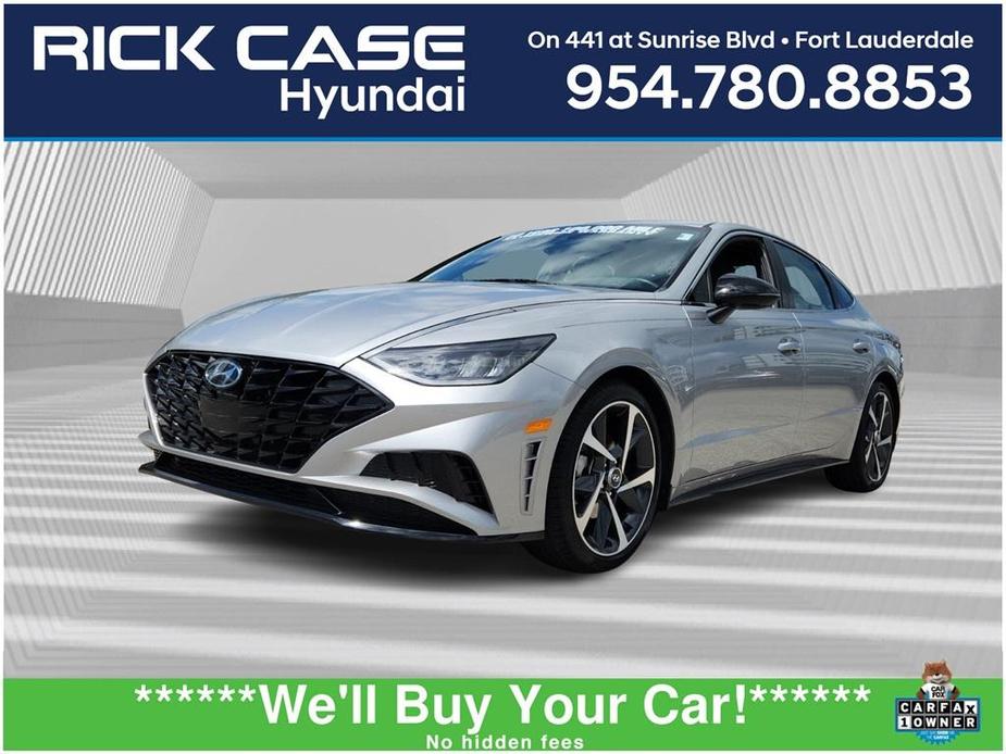 used 2021 Hyundai Sonata car, priced at $20,997