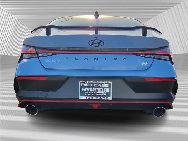 new 2025 Hyundai Elantra N car, priced at $37,275