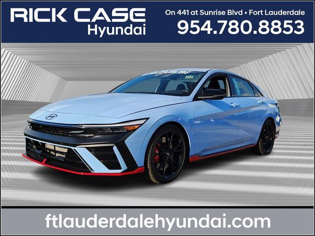 new 2025 Hyundai Elantra N car, priced at $37,275