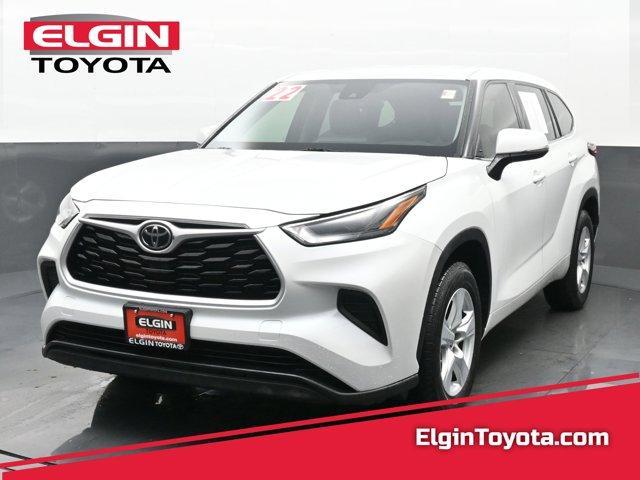 used 2022 Toyota Highlander car, priced at $27,490