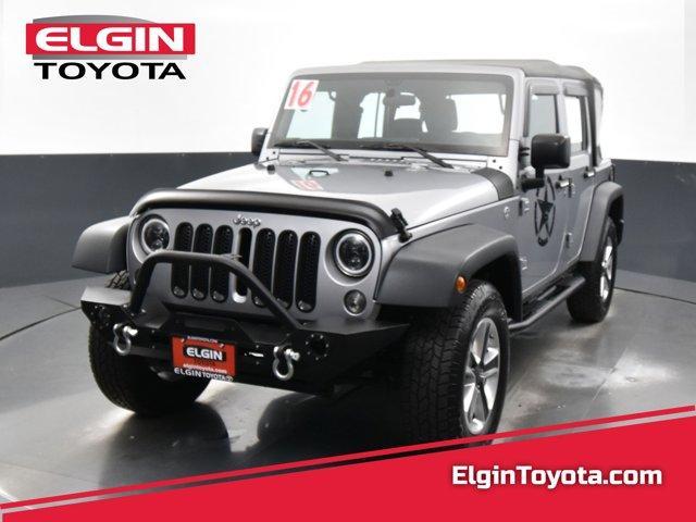 used 2016 Jeep Wrangler Unlimited car, priced at $18,390